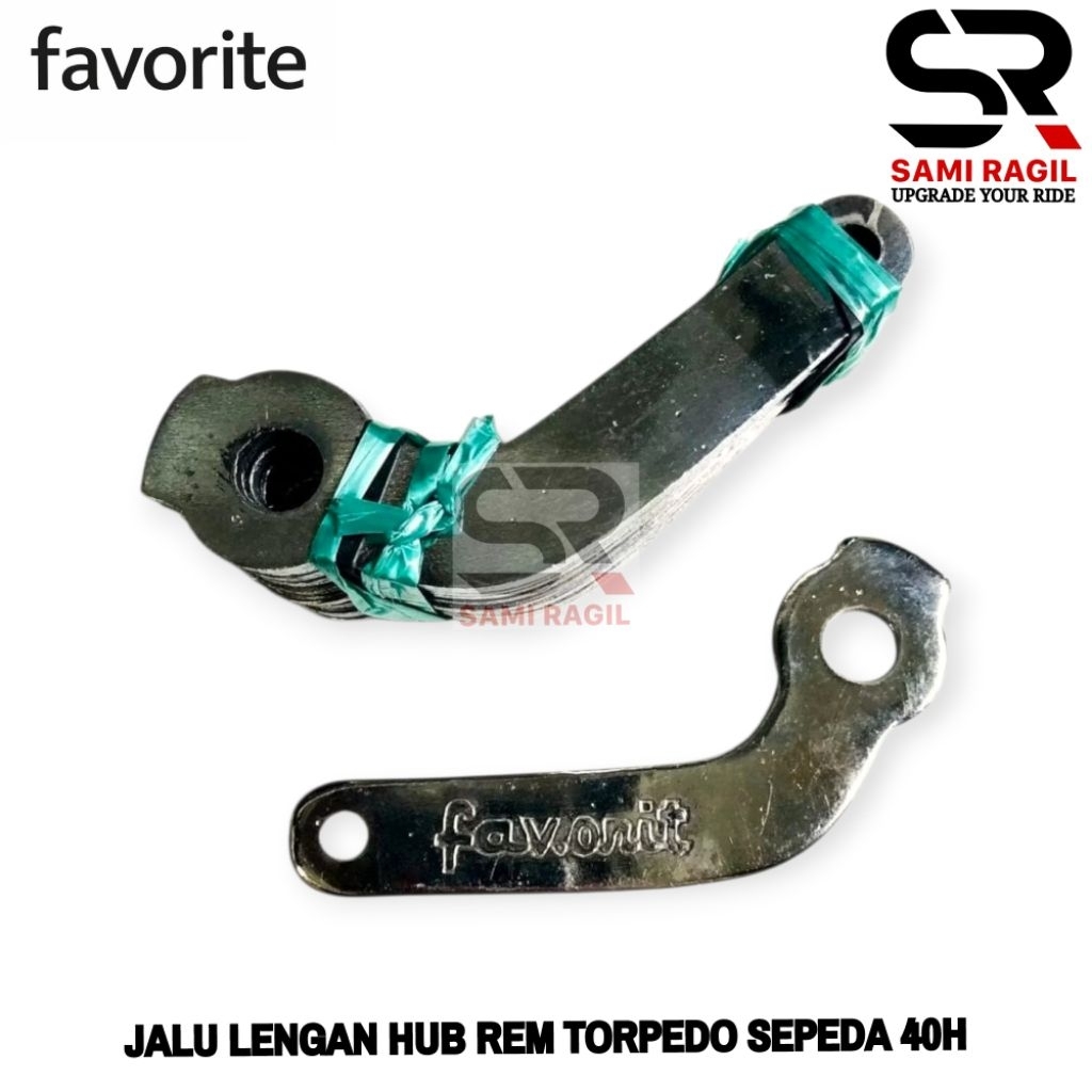 JALU LENGAN HUB REM TORPEDO SEPEDA ONTHEL JENGKI LUBANG 40 PENAHAN 40H ONTEL