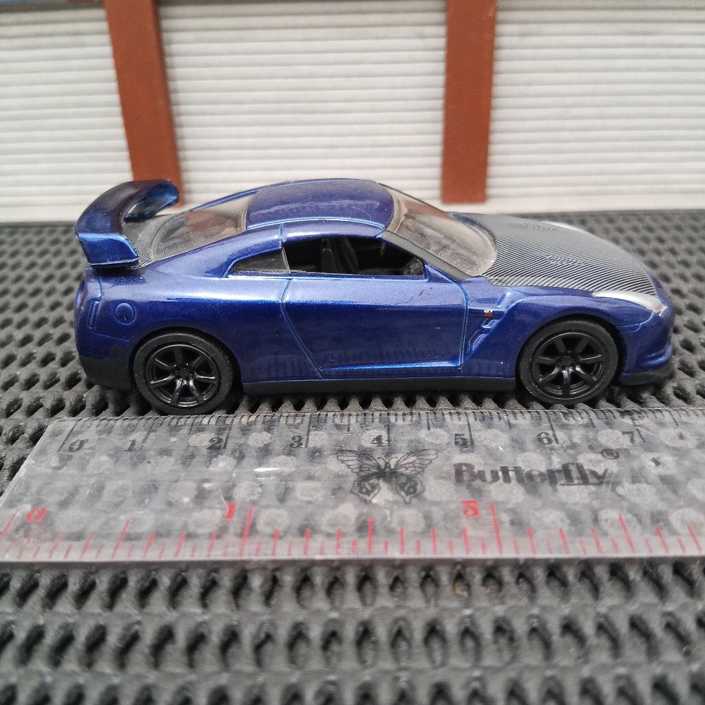 JADA LOOSE 2009 NISSAN GTR R35 BIRU GELAP KAP HITAM FAST FURIOUS