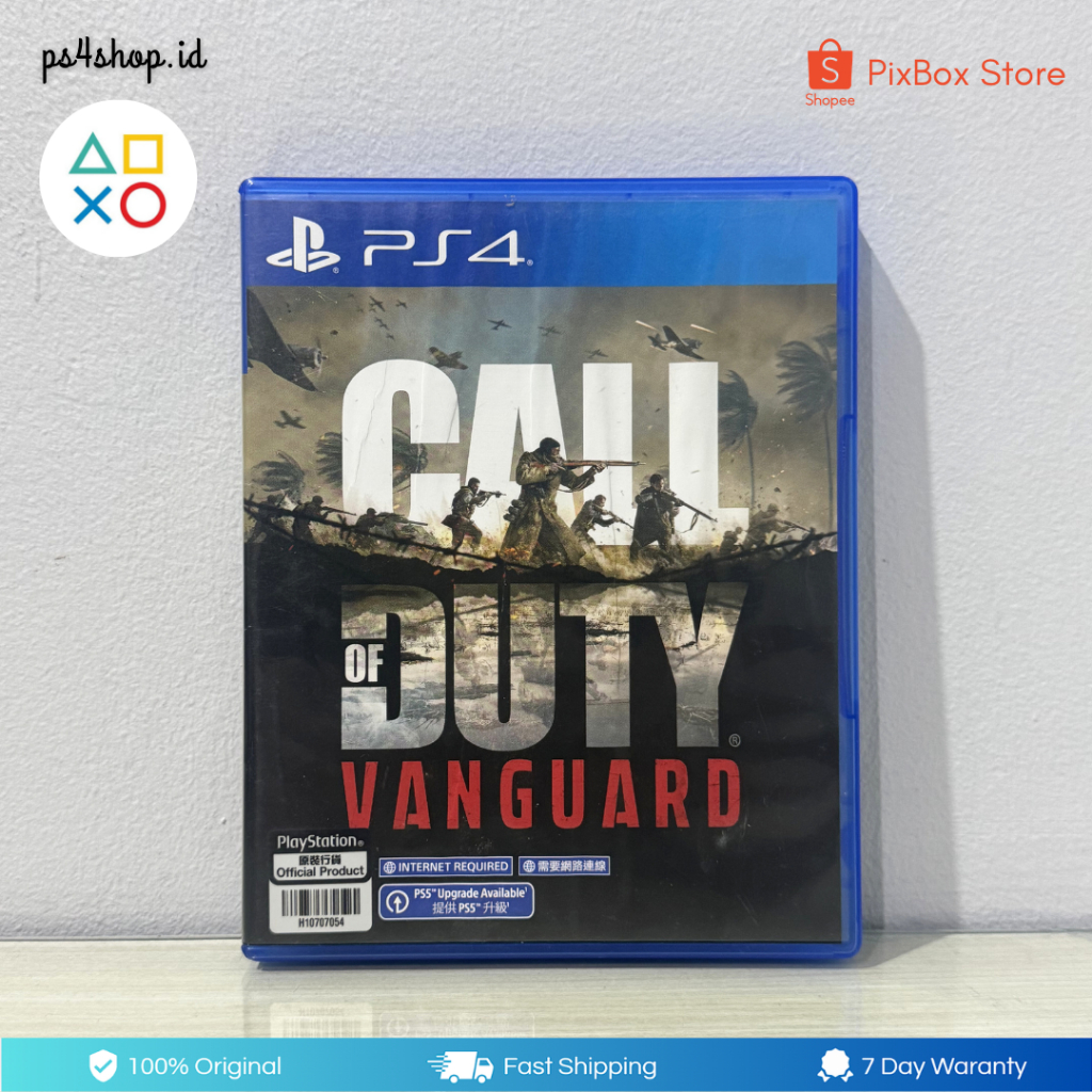 BD Kaset PS5 PS4 Call Of Duty Vanguard Second Bekas Original | COD Vanguard Shooting Games PlayStati
