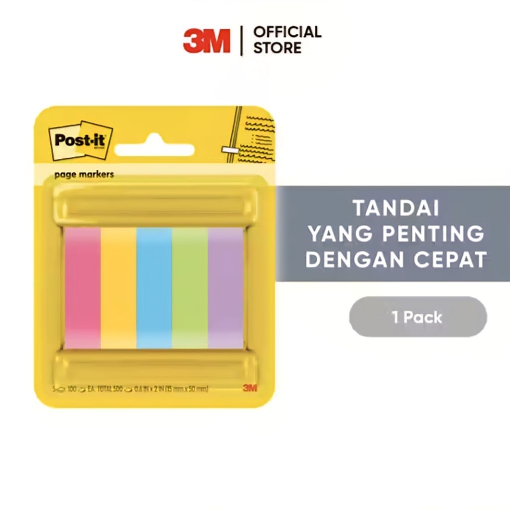 3M Post-it Page Markers 670-5ASST