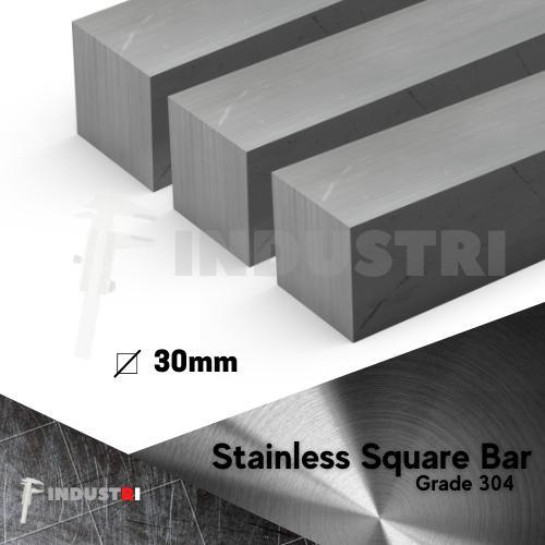 AS STAINLESS STEEL 304 NAKO 30 x 30mm | persegi kotak SUS 304