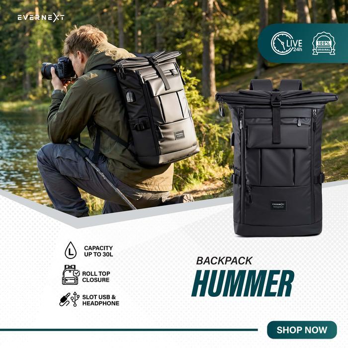 Eiger - Evernext - Tas Ransel Pria Waterproof Backpack Outdoor Pria Tas Traveling Hummer