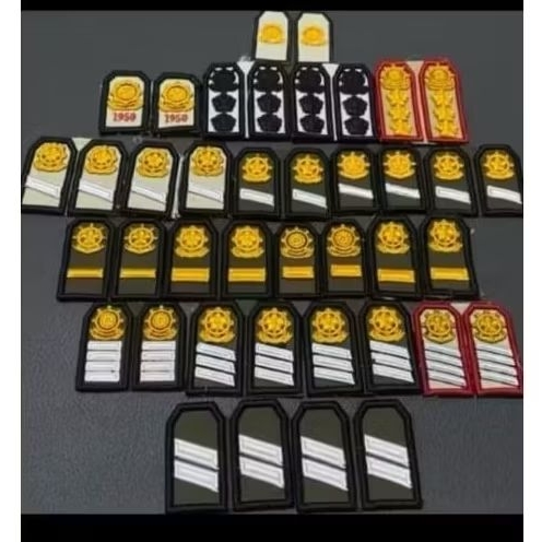 pangkat/golongan satpol pp,pol PP bordir timbul