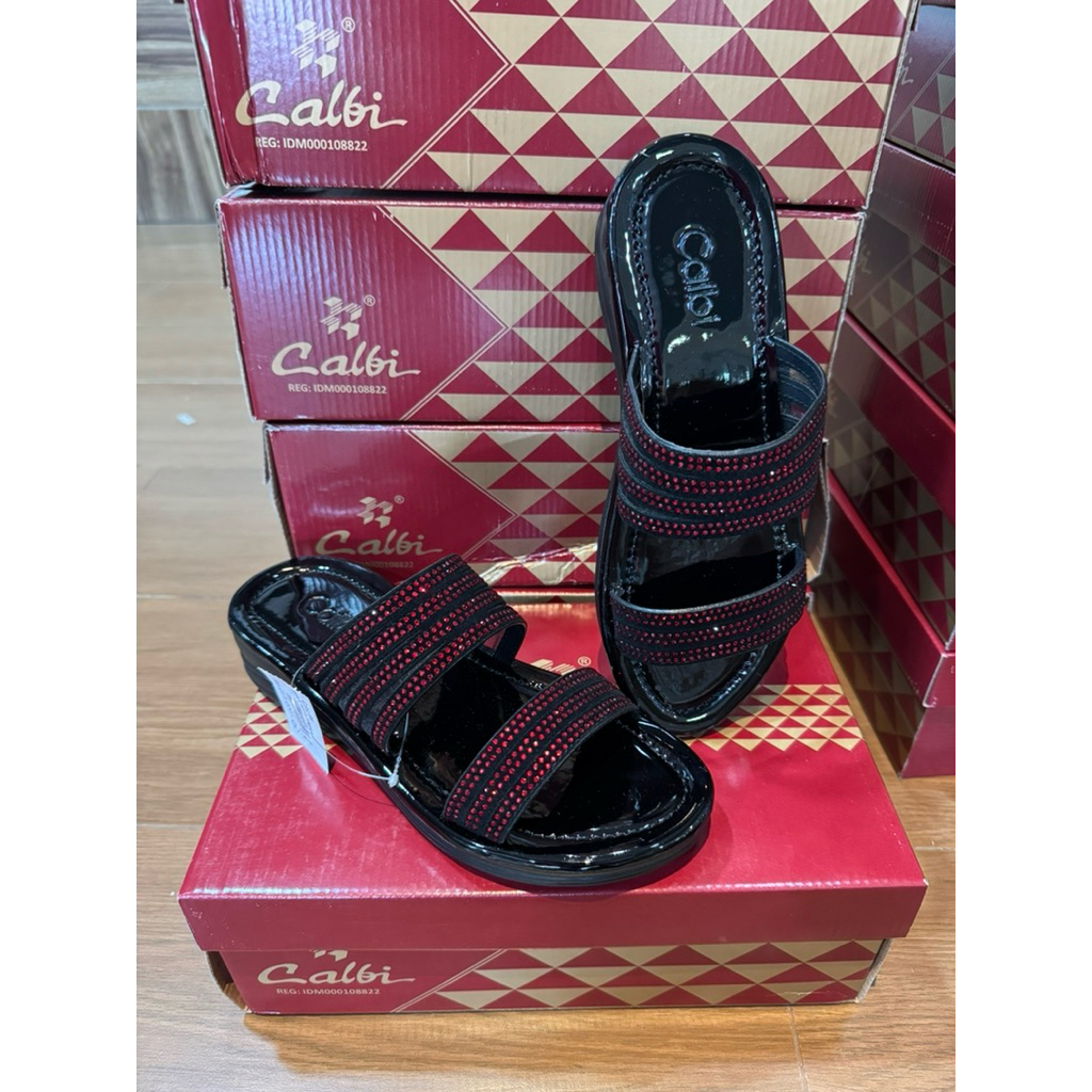 Sandal Calbi Wanita Rax 1818 Merah Sandal Wanita Lebaran