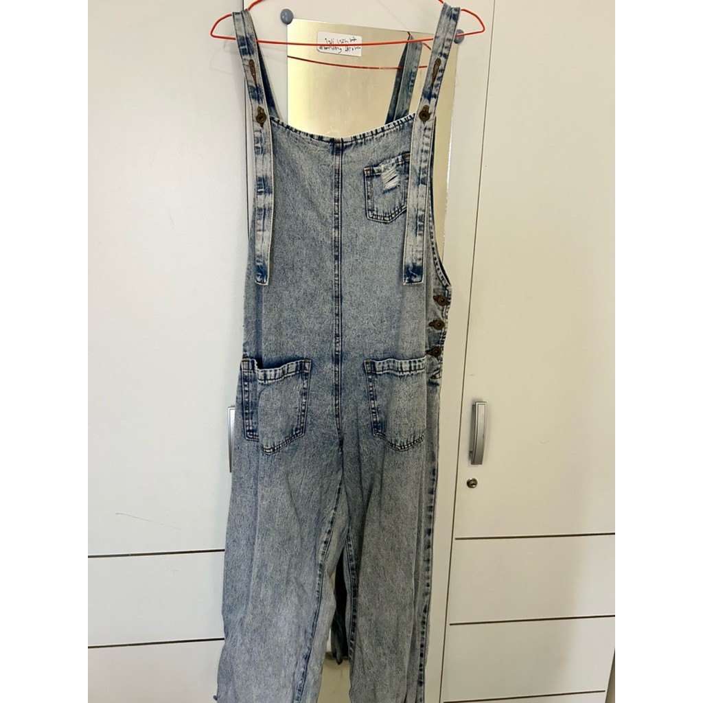 preloved overal jeans
