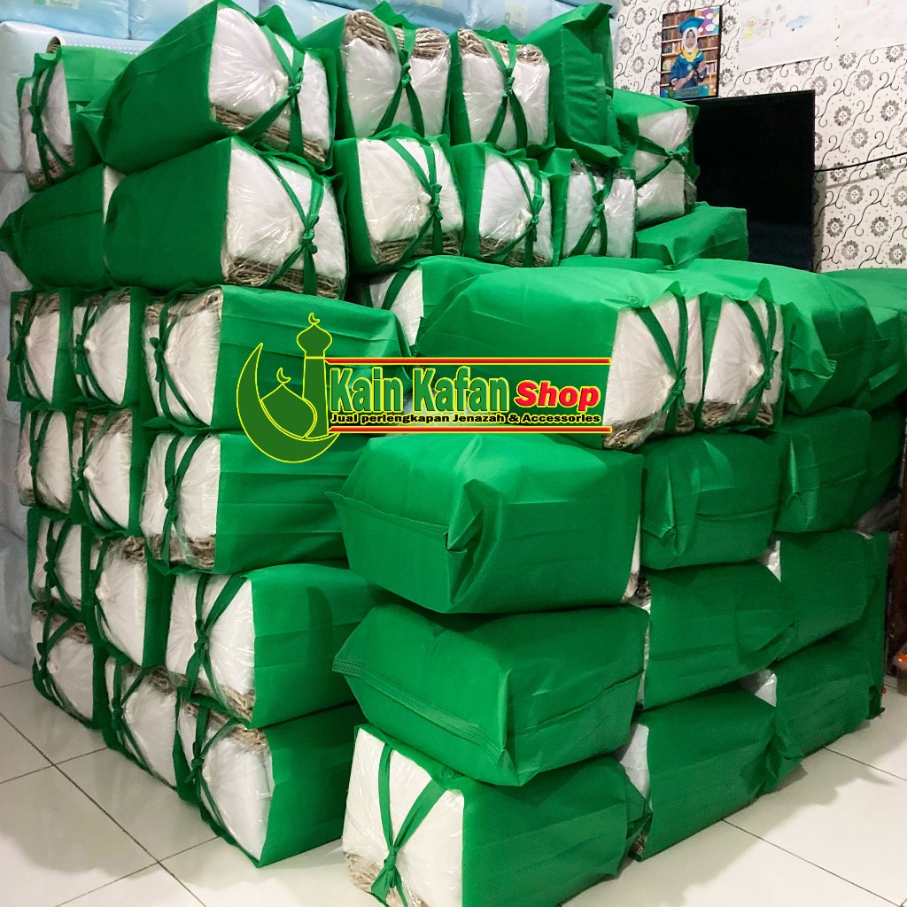 Paket kain kafan komplit untuk jenazah wanita