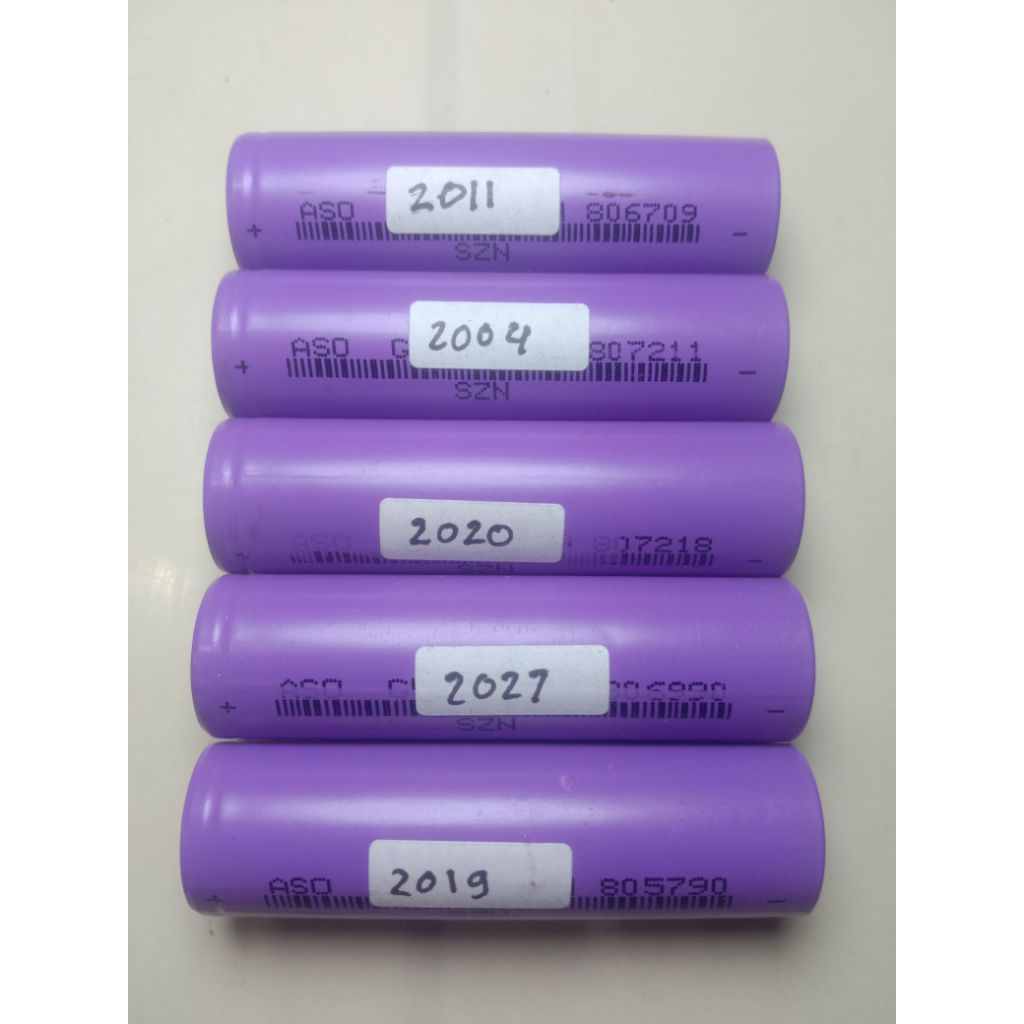 baterai 18650 szn 2000mah real capacity high quality
