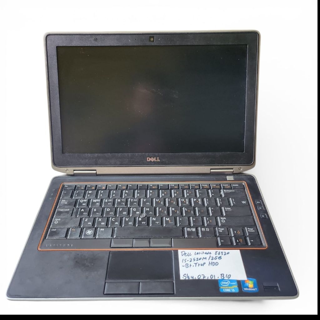 Laptop Dell Latitude E6320 Core i5 2520M Tanpa Ram/HDD Minus Baterai dan Tutup Harddisk