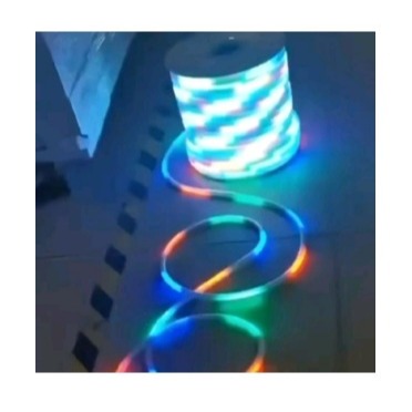 LED Neon Flex Bulat 360 derajat 2835 360D 100m IP65 Outdoor RGB Lampu Selang Neonflex