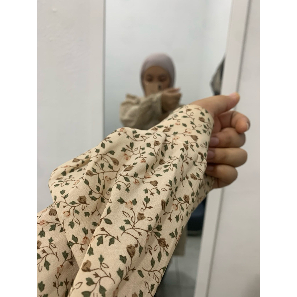 preloved tunic motif bunga