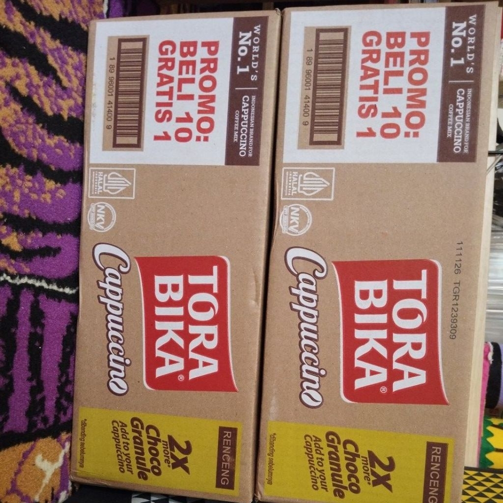 Torabika cappuccino 1dus exp November 2026 perenceng isi 10+1