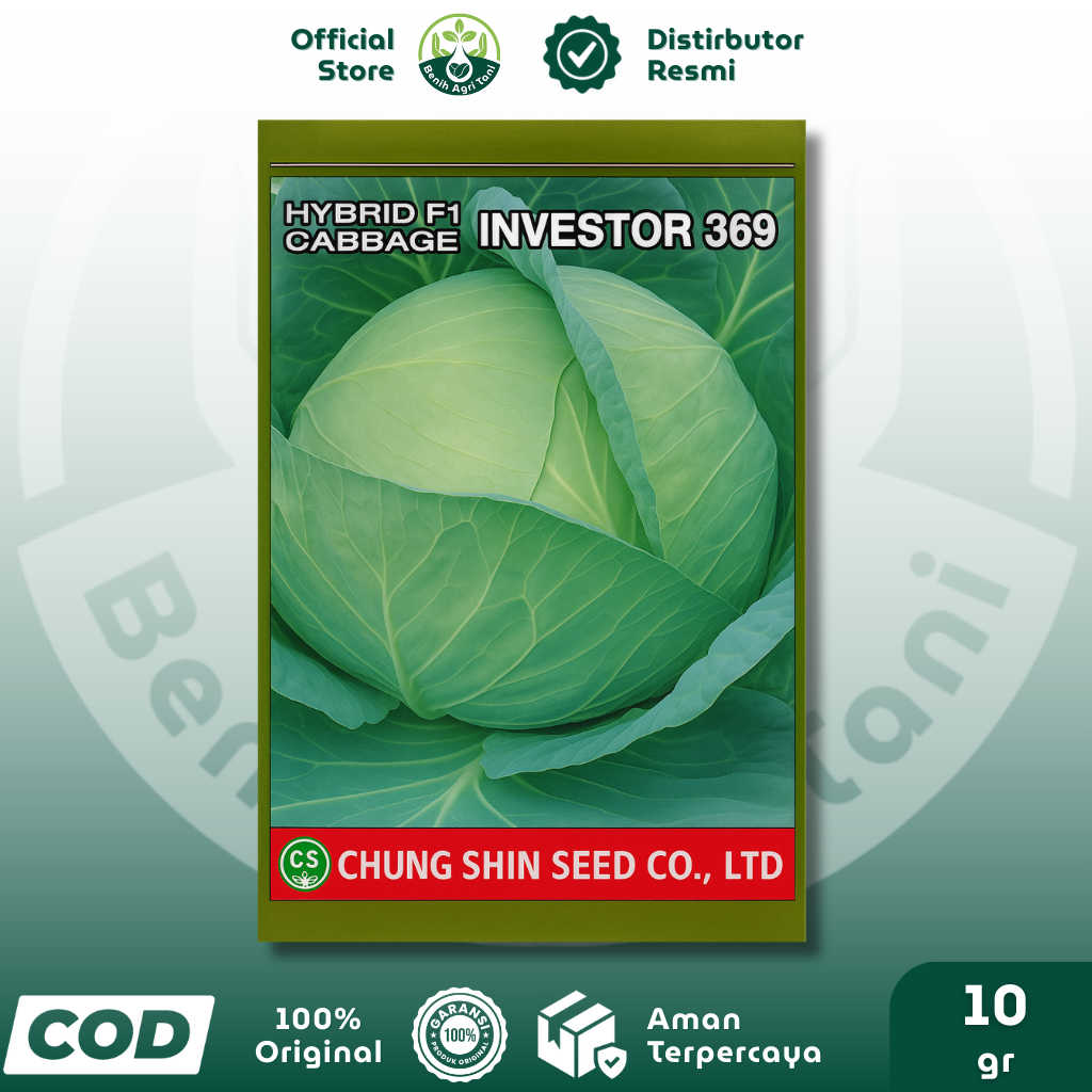 INVESTOR 369 10 gr Benih Kubis F1