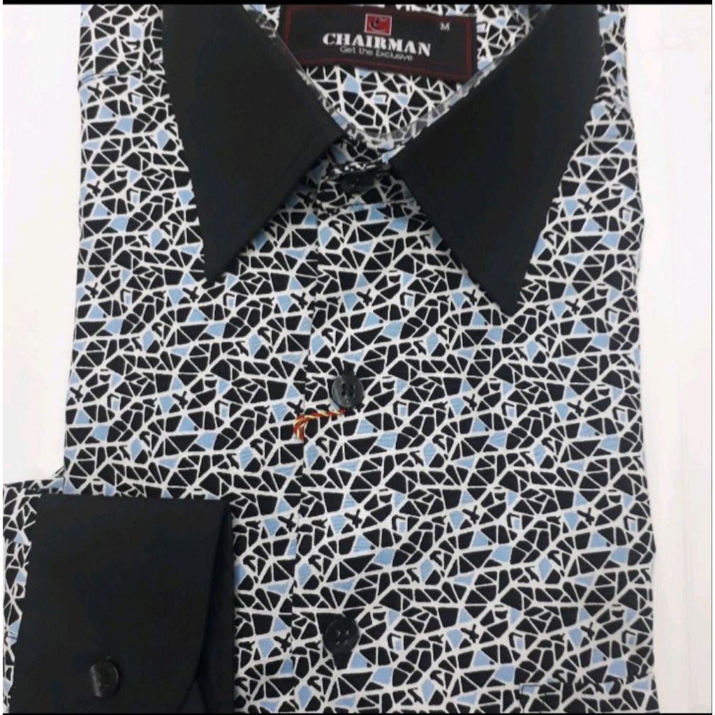 kemeja lengan panjang chairman