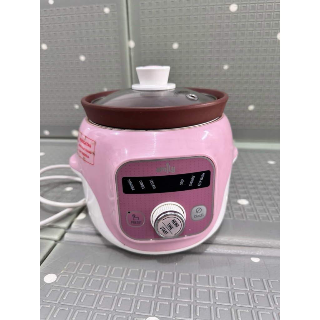 Emily ESC-34003 Slow Cooker Claypot 1L (preloved)