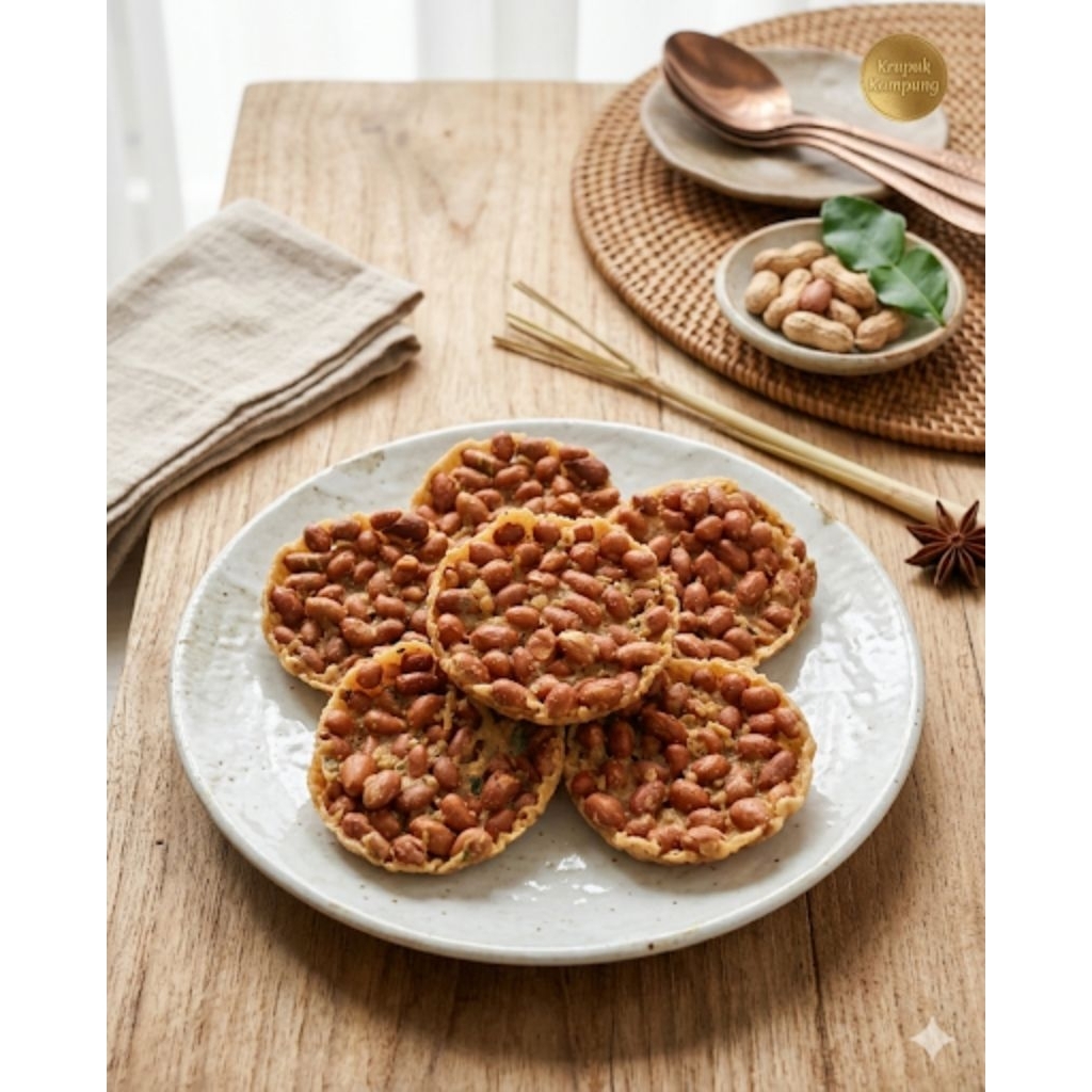 peyek kacang tumpuk khas jogja