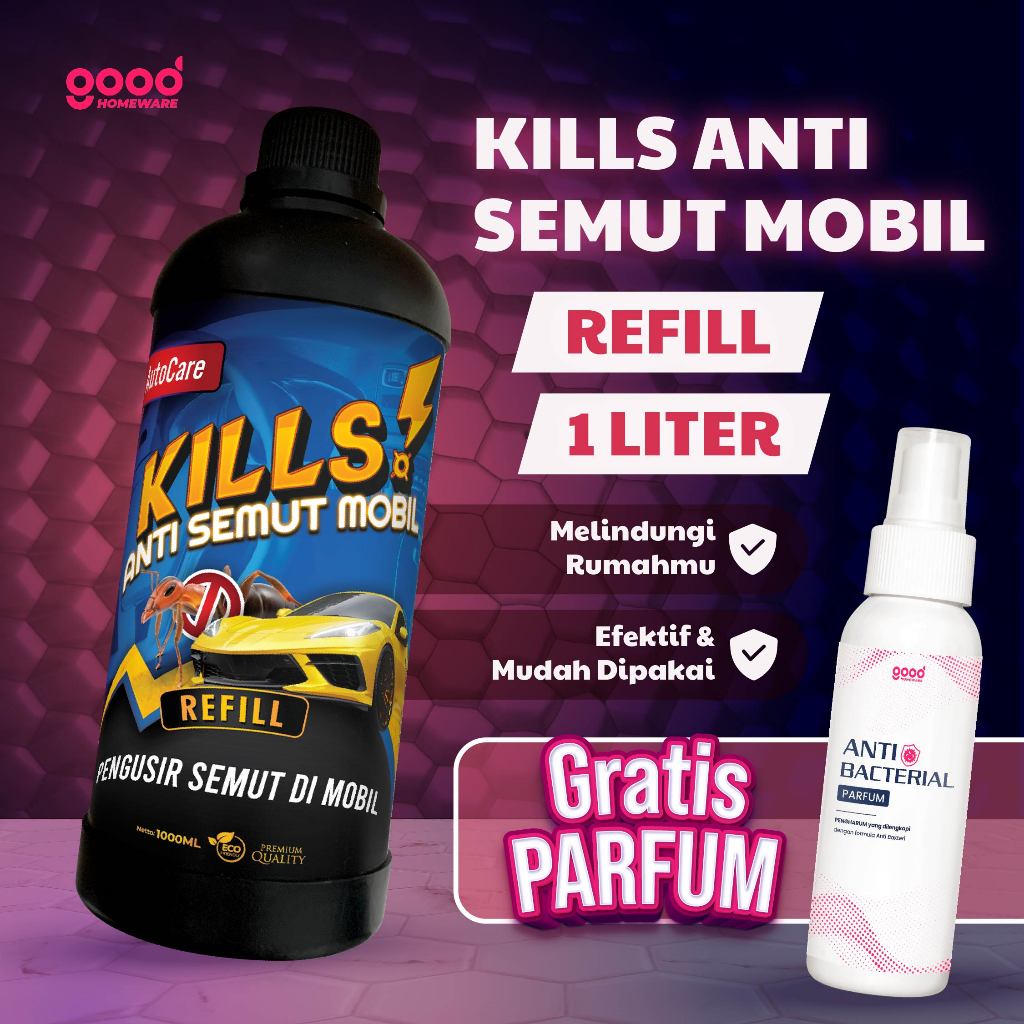 ANTI SEMUT DI DALAM MOBIL 1000 ML | AMPUH USIR SEMUT | ANTI SEMUT | GARANSI UANG KEMBALI | FREE PARF