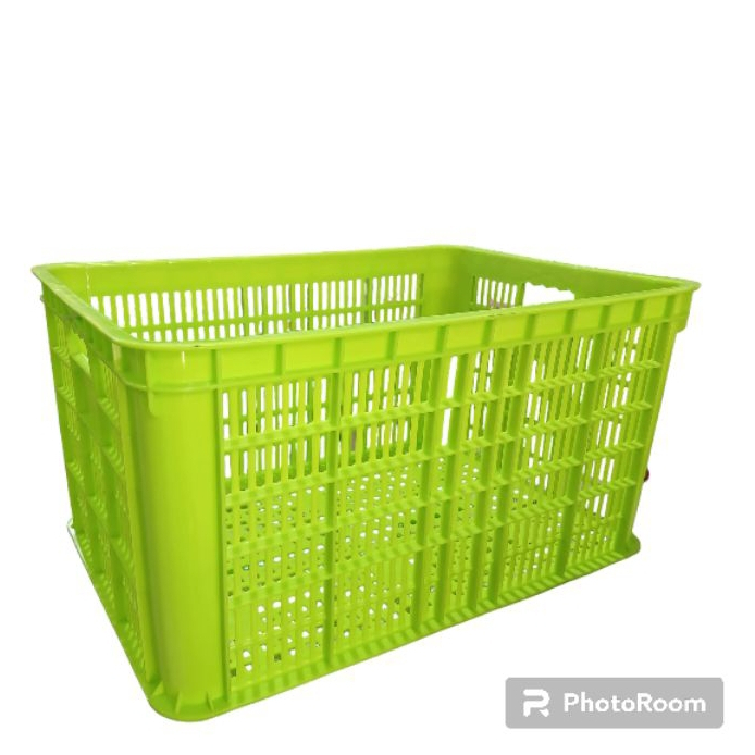 [3 PCS]Krat Industri Hijau 100% Ori/Krat Plastik Besar/Krat Industri Tebal