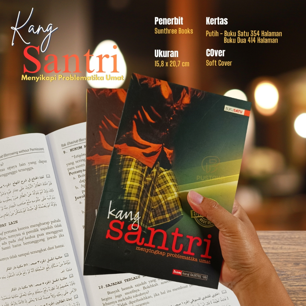 Buku Kang Santri Satu Set Dua Jilid Bahsul Masail Santri Lirboyo 2009