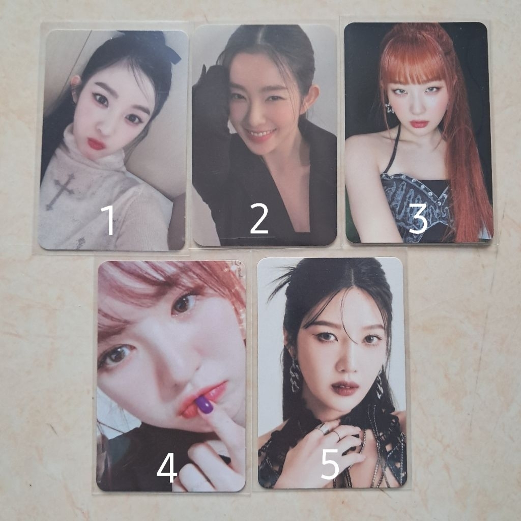 (READY INA) Photocard PC Red Velvet Irene Seulgi Wendy Joy Album POB SG21 Trading Card Official