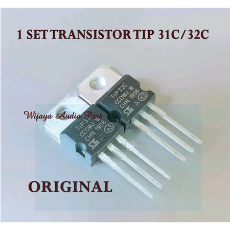 SET TRANSISTOR TIP 31C TIP 32C ORIGINAL ST TIP31C TIP 32C