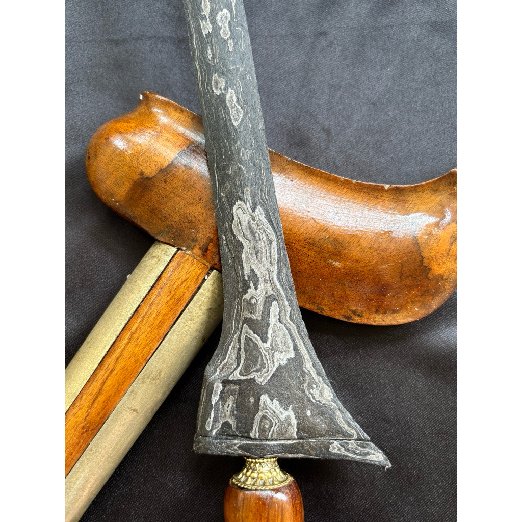 Keris Tilam Upih Pamor Rojo Gundolo & Wos Wutah Tangguh Mataram