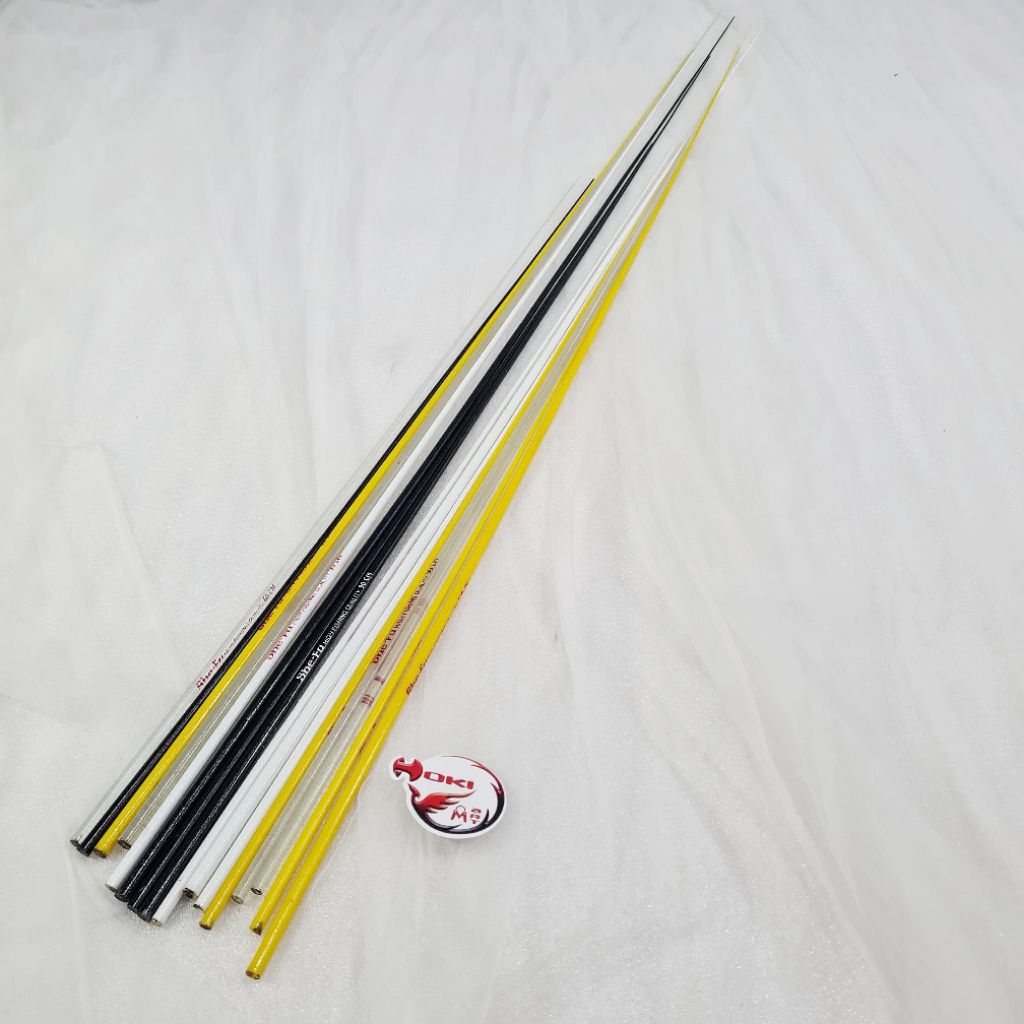 Free packing pipa Atasan pancing fiber solid SHE-FU 60cm 70cm 90cm 100cm / sambungan joran / atasan 