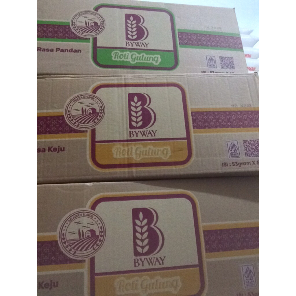 Roti gulung byway, Roti Murah, Roti Enak, Roti Coklat, Roti Panggang, Roti Anak