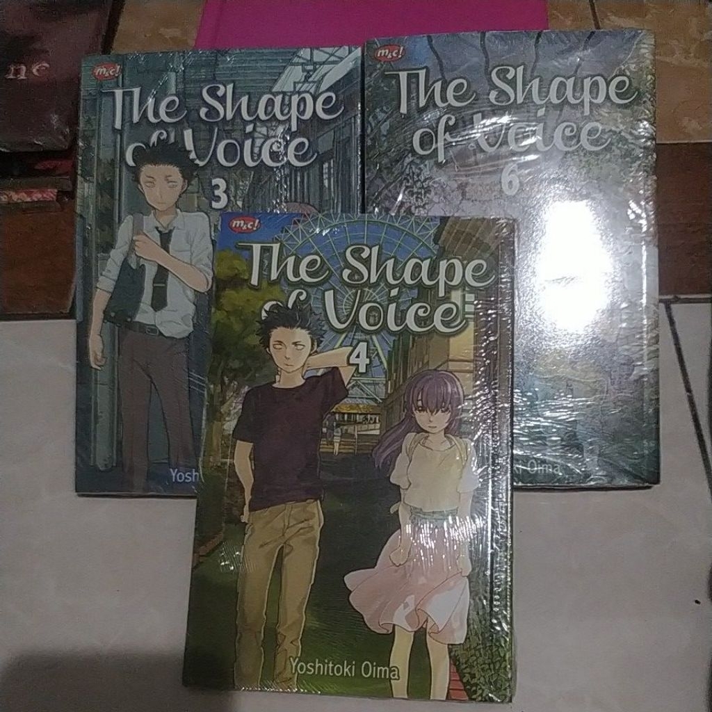 komik cabutan segel the shape of voice