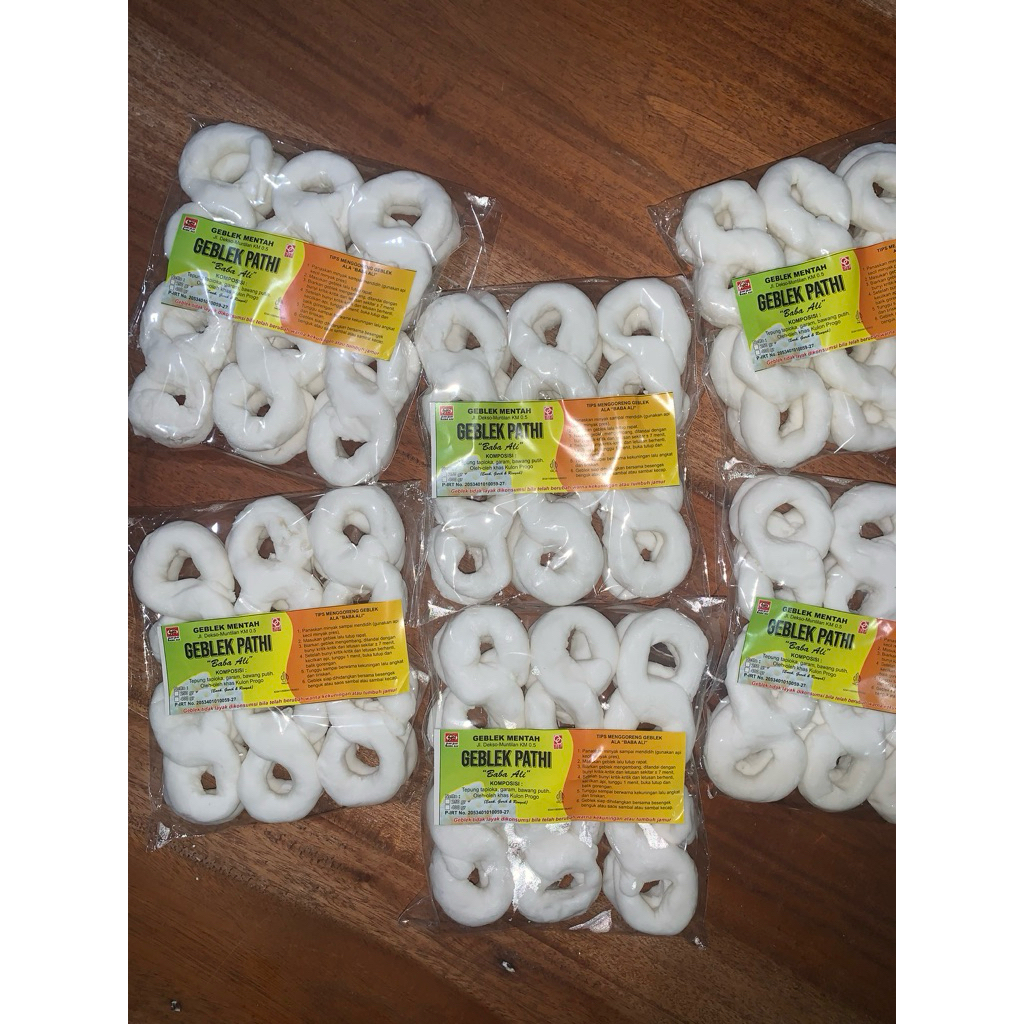 Geblek Mentah Baba Ali | Geblek Pati Khas Kulon Progo Jogja Kenyal Gurih Siap Goreng