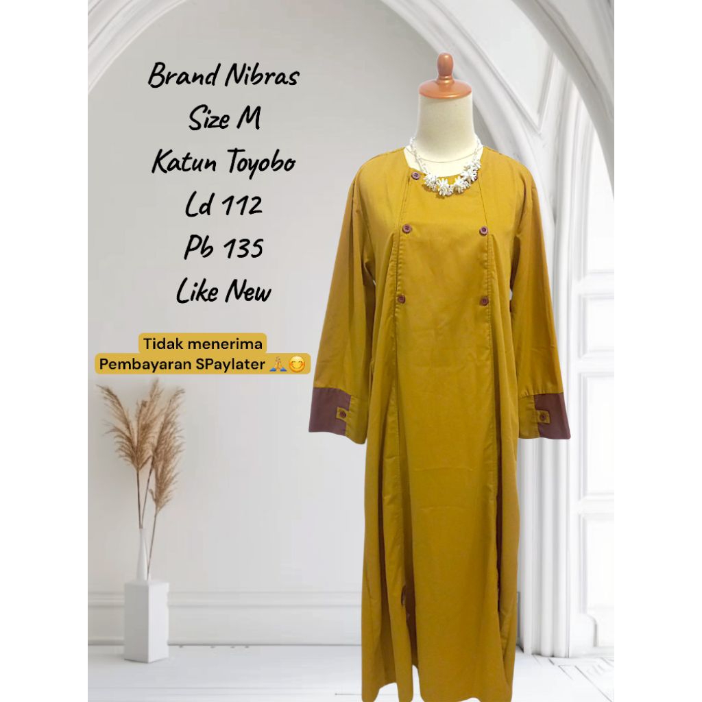 PL Pribadi Gamis Nibras Like New