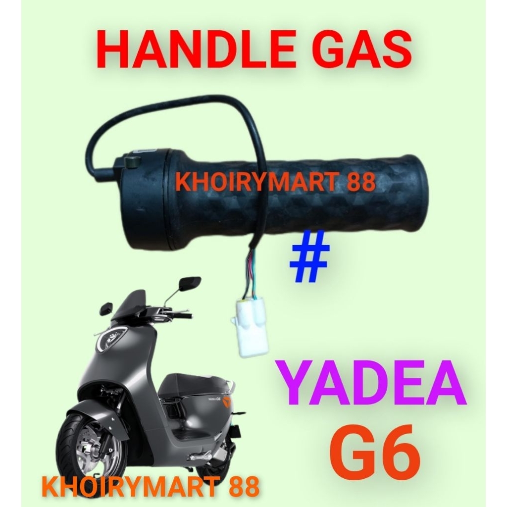 Handle gas sepeda listrik Yadea G6 throttle gas sepeda listrik Yadea G6