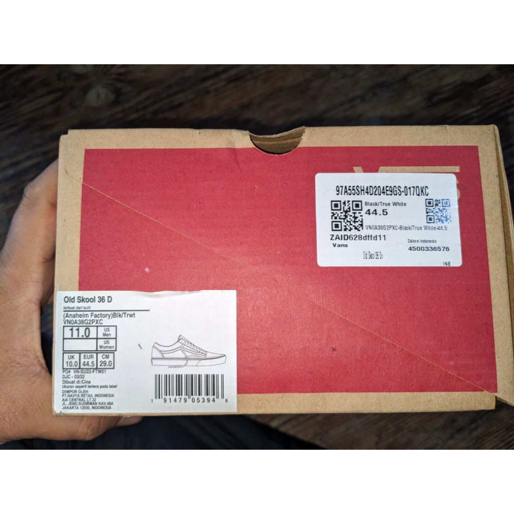 Vans Old Skool dx 36 anaheim Resmi navya