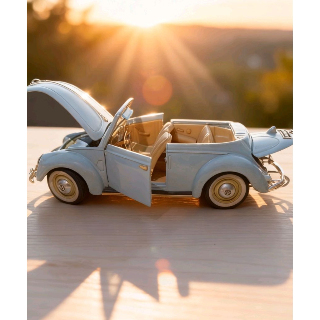 Maisto skala 1:18 diecast Volkswagen Beetle Cabriolet 1951