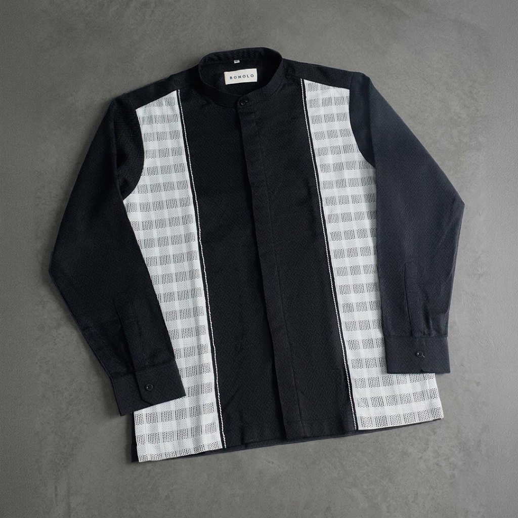 Tarti - Bonolo Kemeja Tenun Lengan Panjang