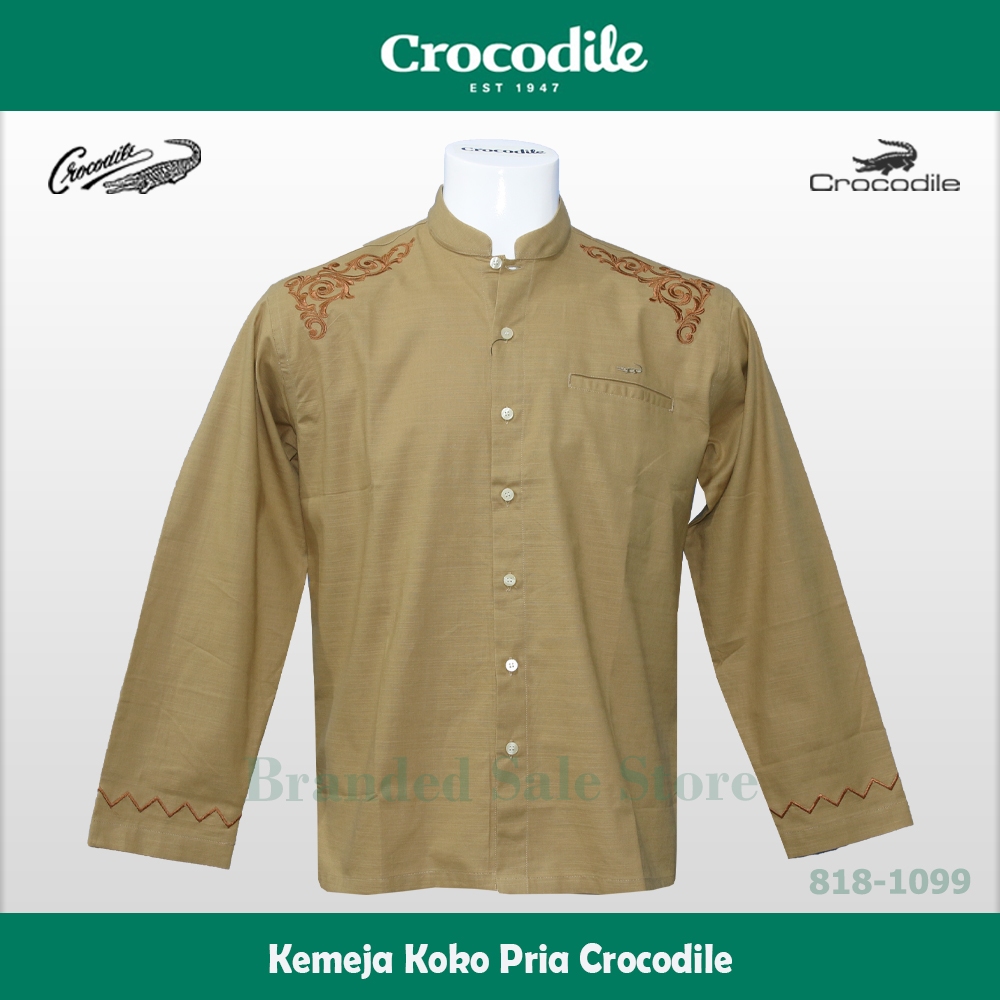 Baju Koko Crocodile / Kemeja Muslim Pria Modern Lengan Panjang Crocodile 818-1099-51