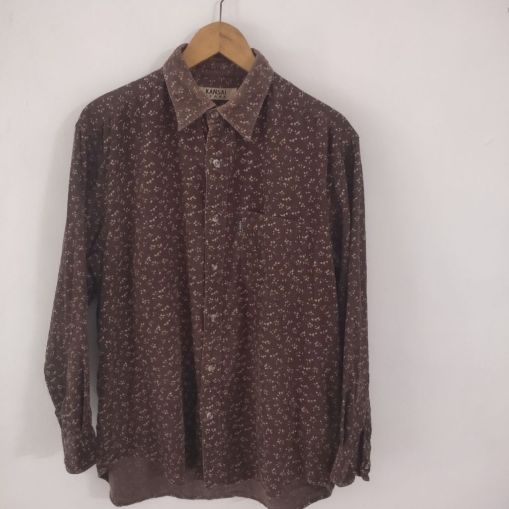 Kemeja Flanel Corduroy Dari Kansai