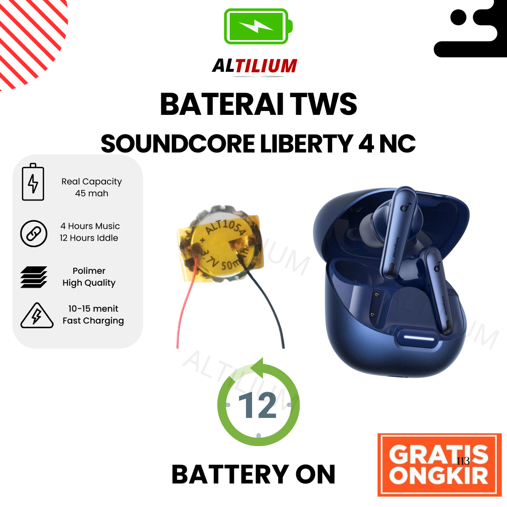 Baterai Soundcore Liberty 4 NC