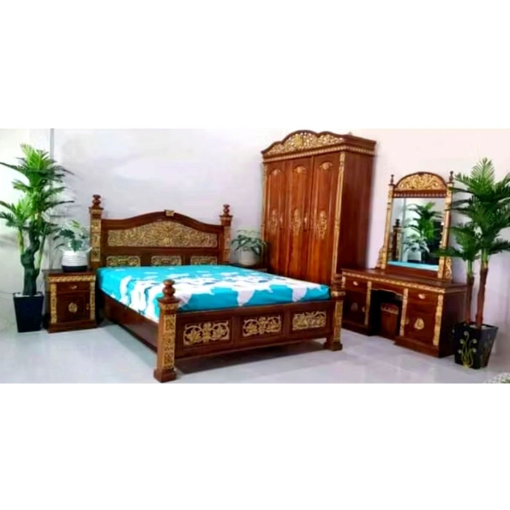 Set Kamar Rahwana Jati Ukir Original Jepara