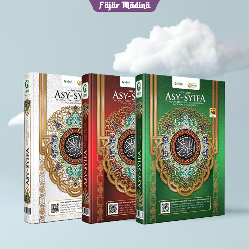 As Syifa Besar A4 Al Quran Terjemah Perkata Latin - Tajwid Warna - Waqaf Ibtida