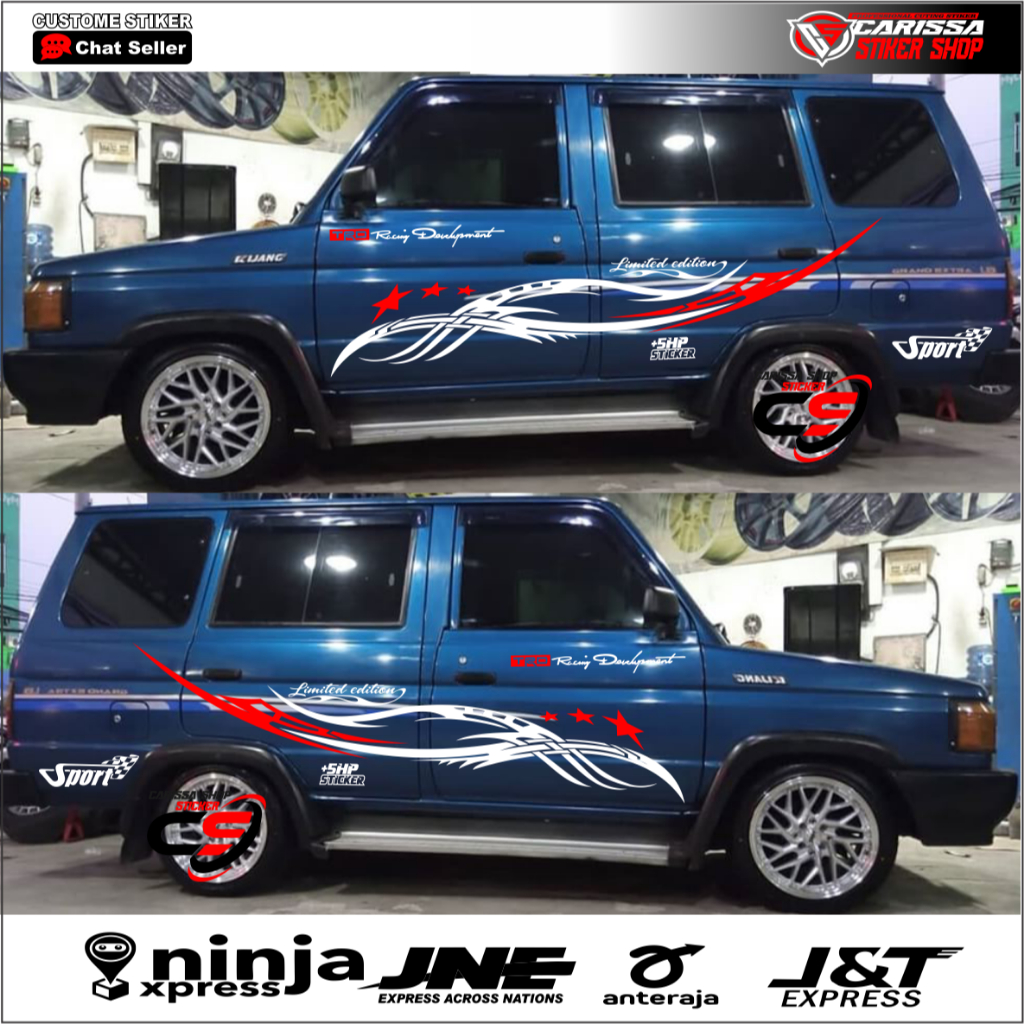 Stiker Mobil Kijang Super Stiker Body Samping Kijang Super Stiker Kijang Super Kapsul Lgx