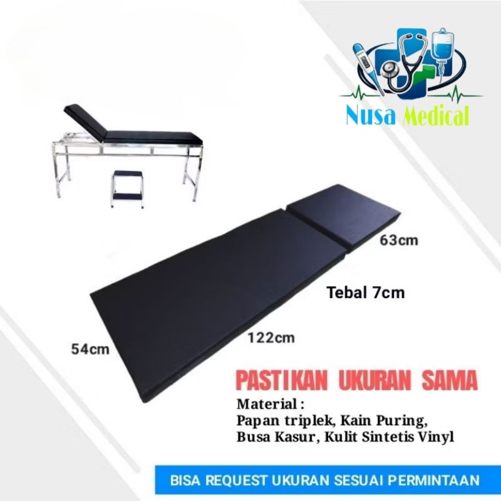 Kasur Bed Periksa Pasien / Matras bed periksa / Matras meja periksa / Matras bed pasien
