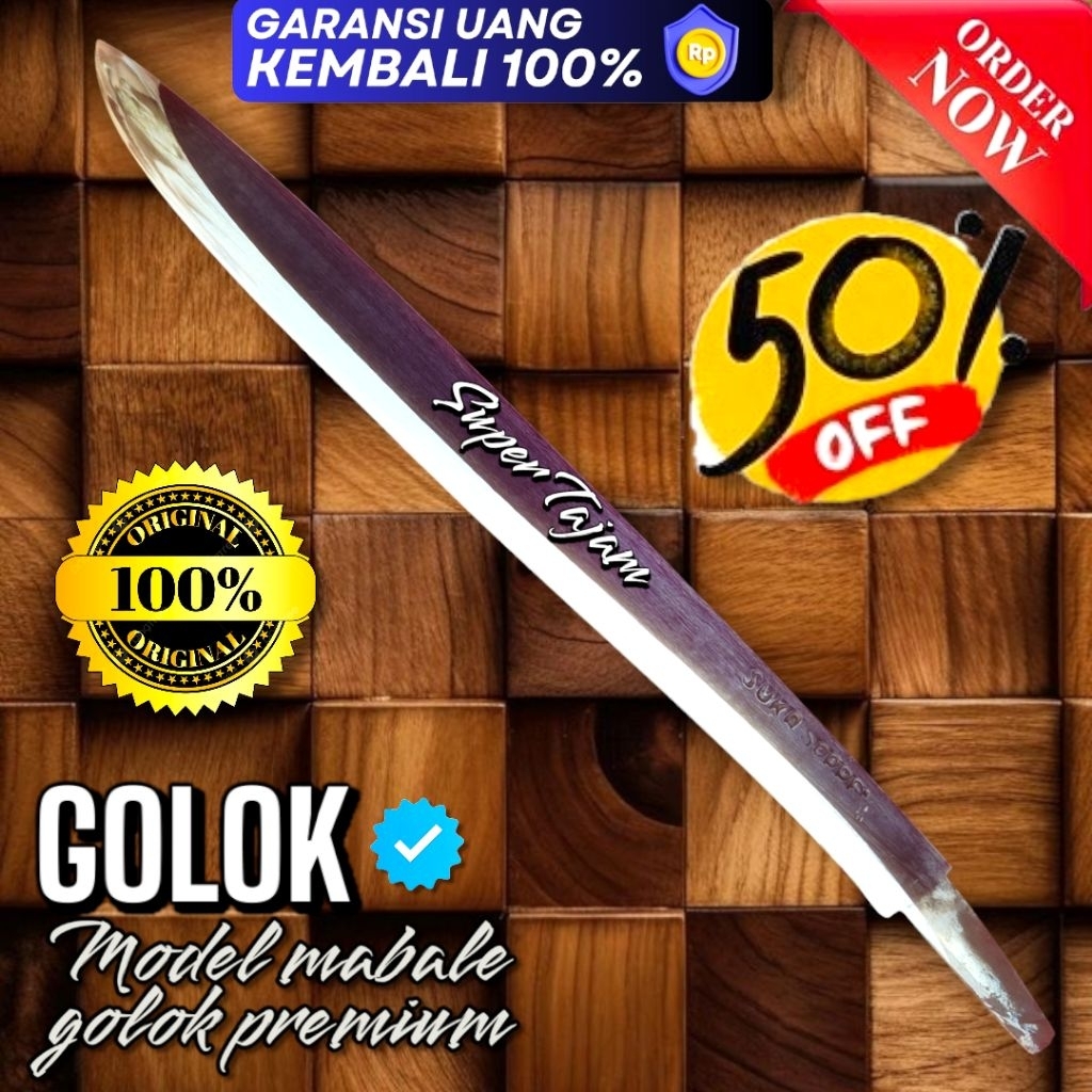 PARANG PERKEBUNAN SUPER TAJAM MODEL MABALE BESI TEMPA ASLI PERALATAN KEBUN PERTANIAN KUAT AWET TAJAM