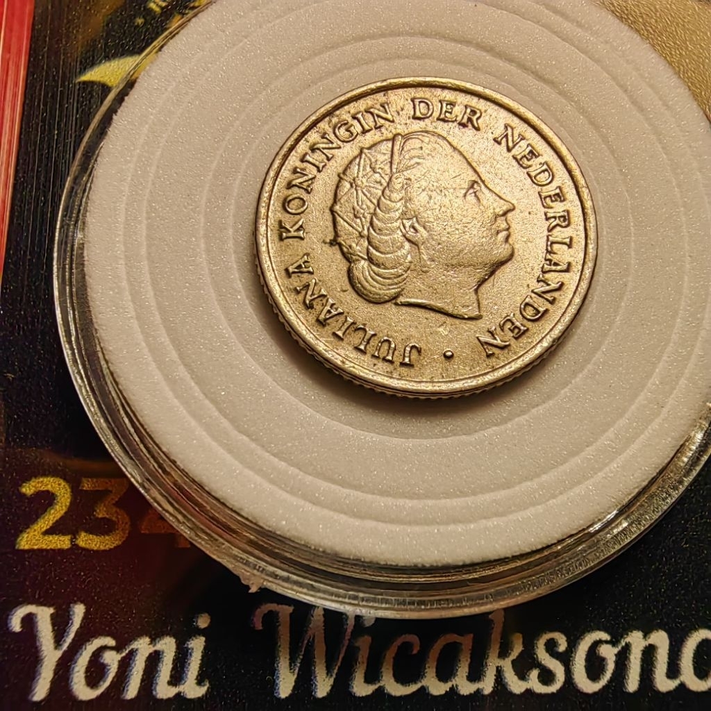 koleksi 10 cent juliana belanda pilihan sudah di kemas pelindung koin