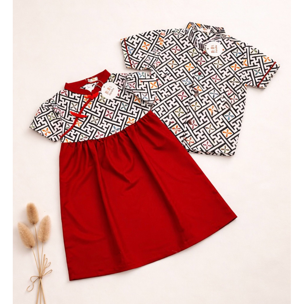 batik anak kemeja dan dress cheongsam