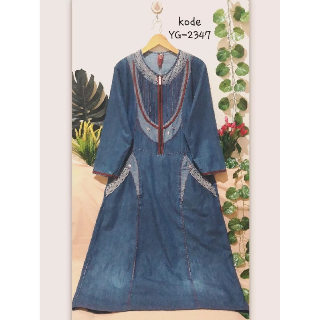 Gamis Denim (YG-2347)
