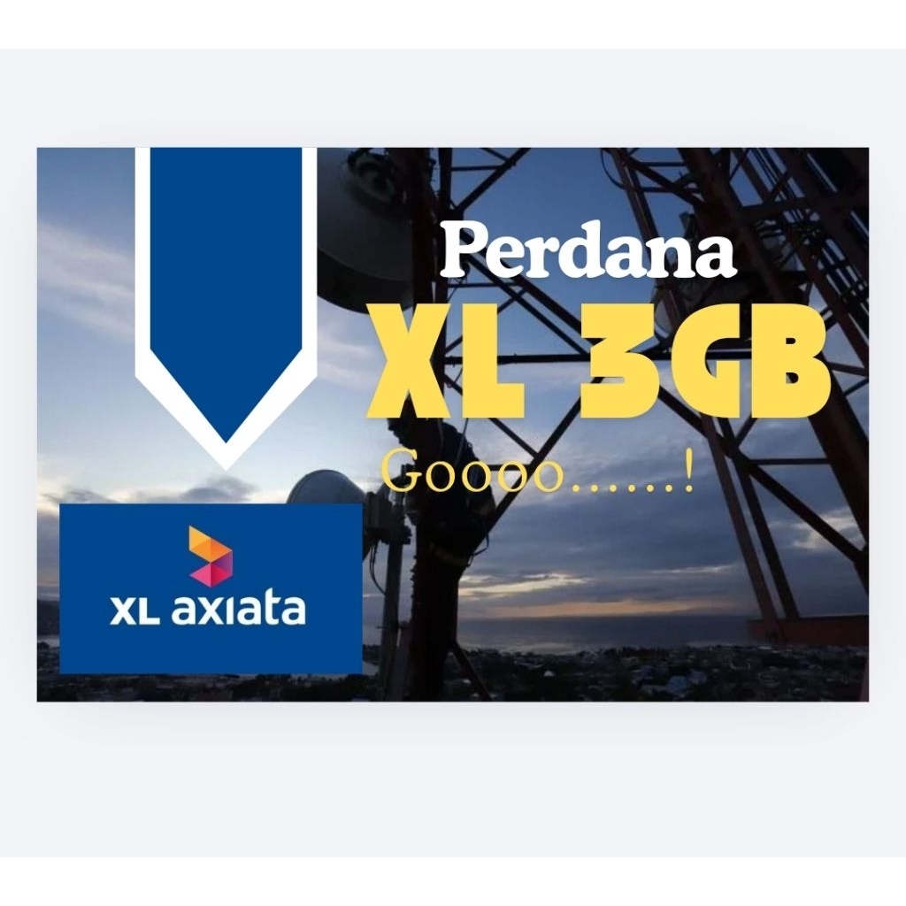 KARTU PERDANA XL 3GB PROMO MURAH