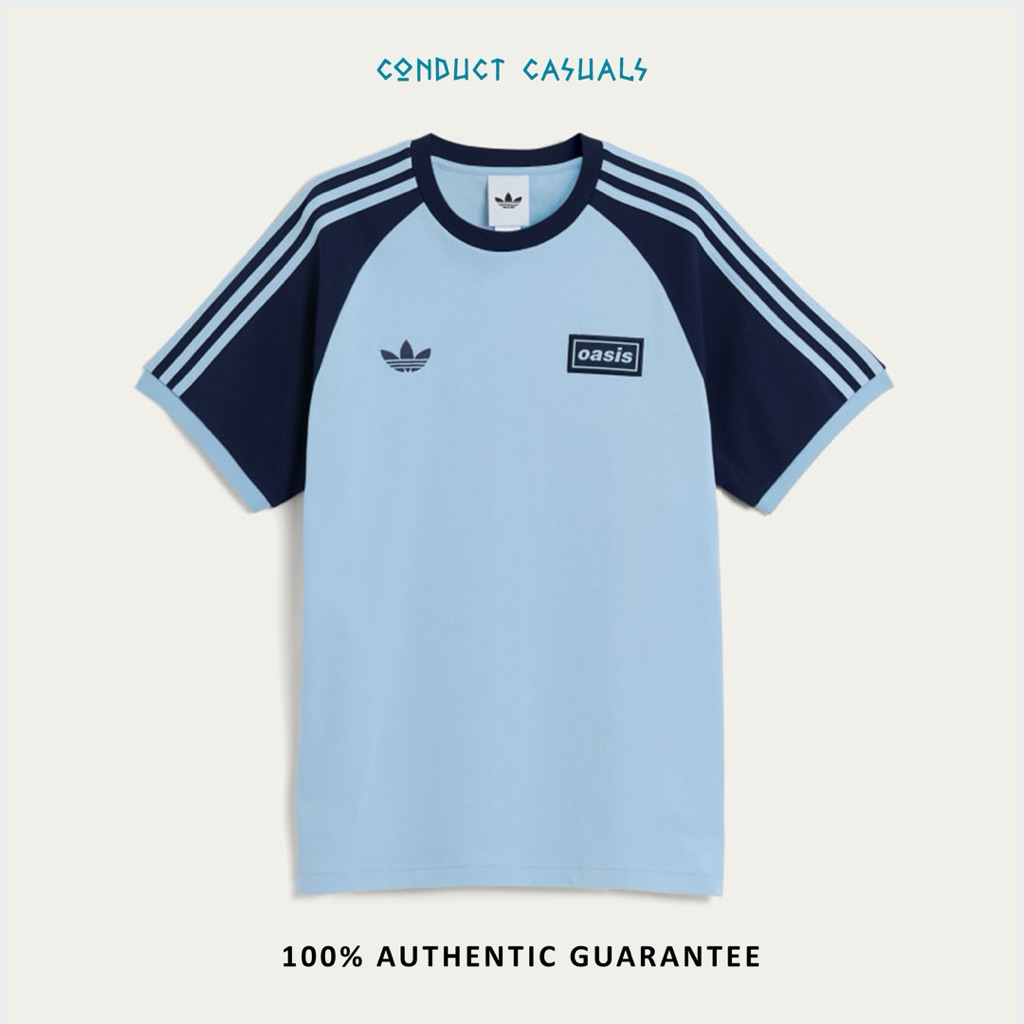 Adidas X Oasis 25 T-Shirt Clear Sky Blue Original