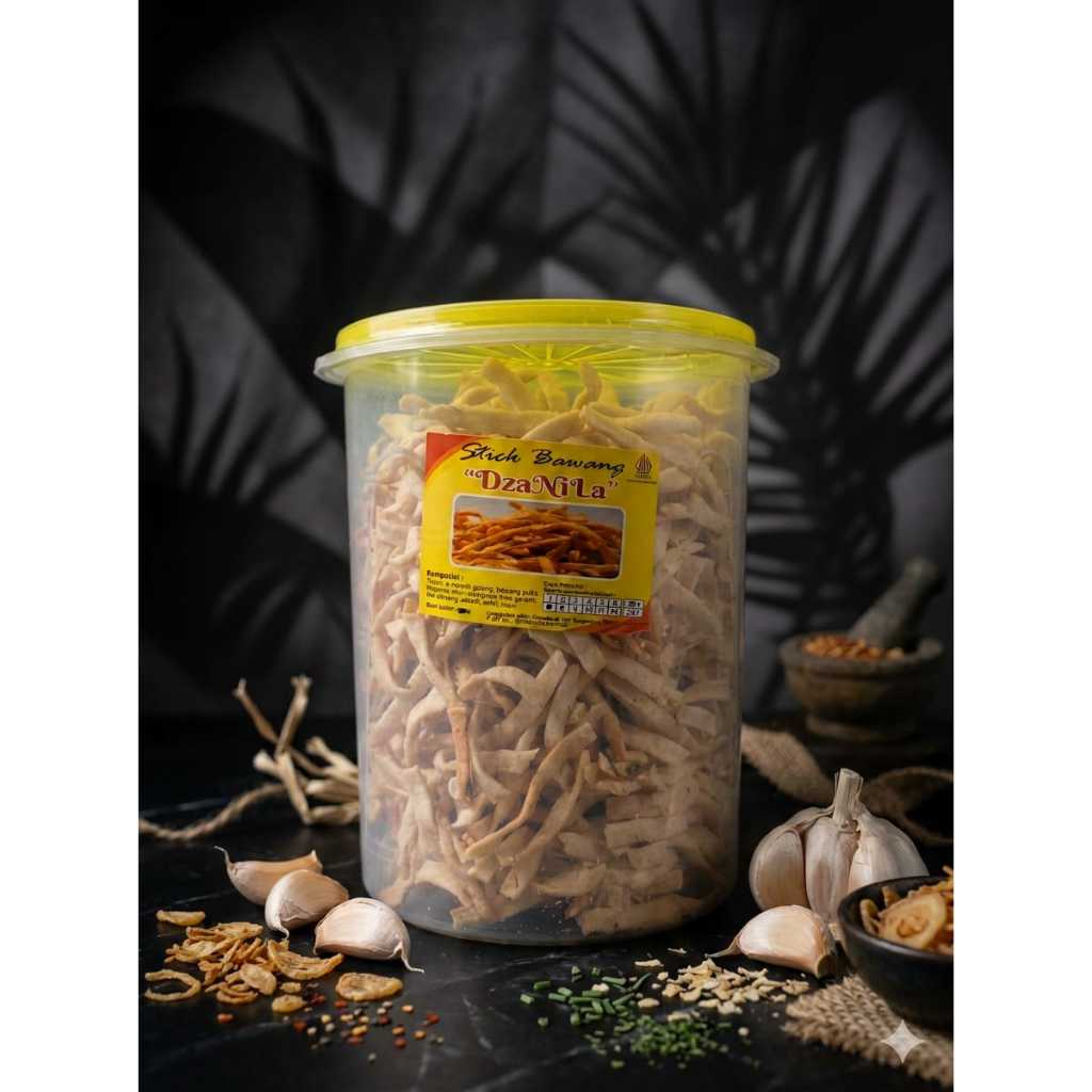 Stik Bawang Dzanila Kemasan Toples