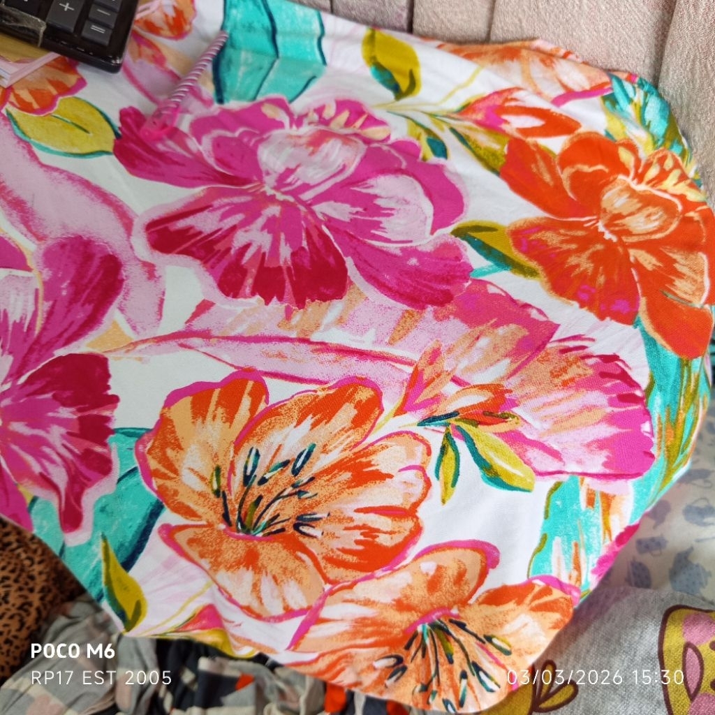 HARGA/0,5 M | BAHAN KAOS SPANDEK KATUN MOTIF BUNGA | KAIN KAUS SPANDEX KATUN MOTIF ABSTRAK