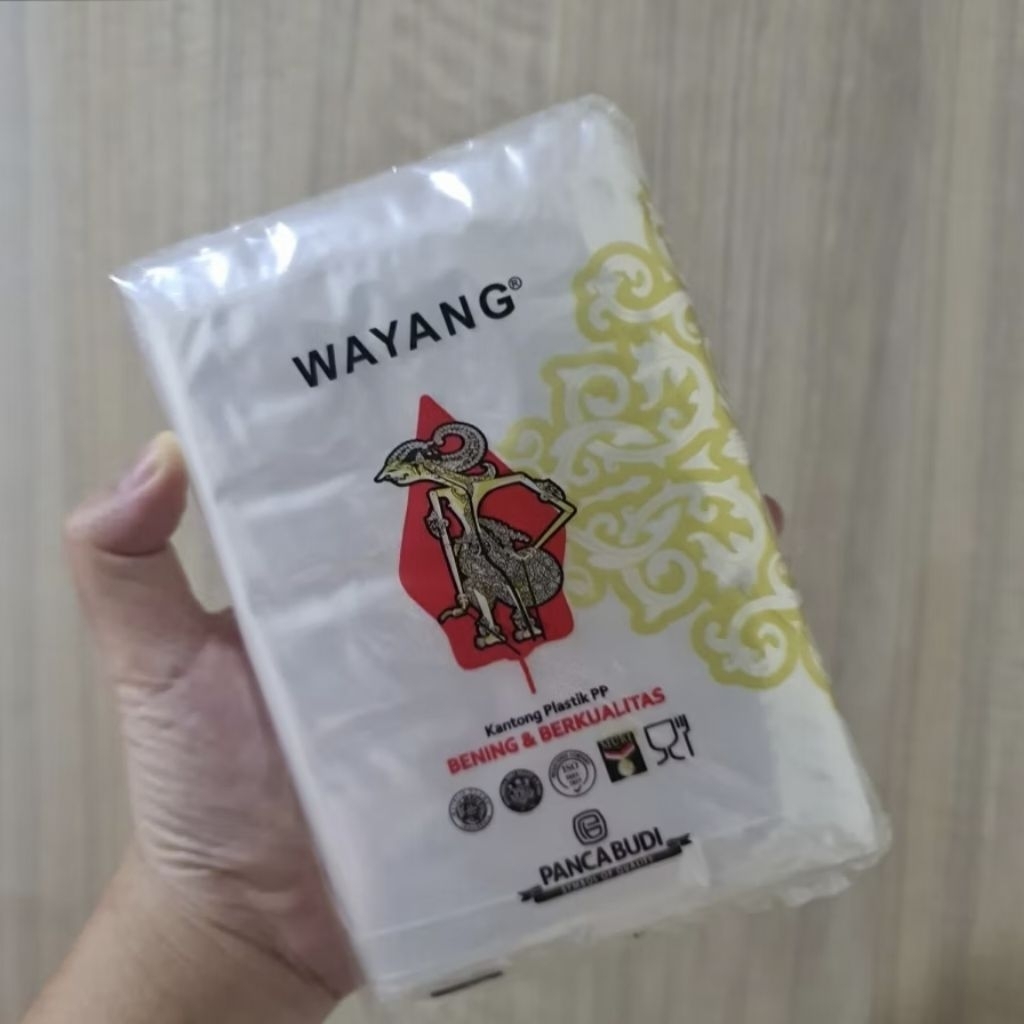 Plastik PP Wayang Plastik PP Bening uk 10x15 plastik kerupuk